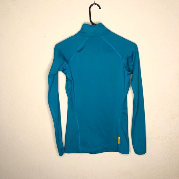 Nike Pro Combat Dri-Fit Livestrong Quarter Zip Teal Size XS - Picture 2 of 4
